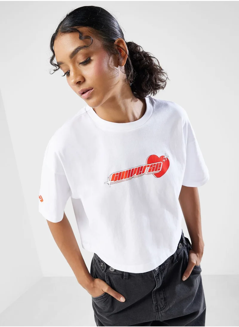 CONVERSE Bemy2K Cropped Oversized T-Shirt