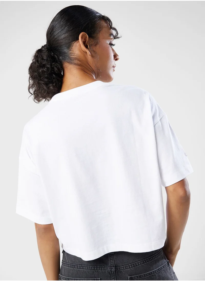 CONVERSE Bemy2K Cropped Oversized T-Shirt