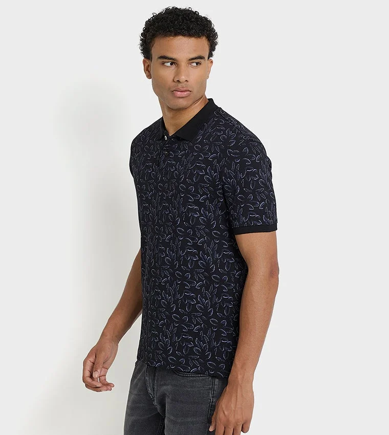 بين شيرمان Ben Sherman Men's Short Sleeve Printed Polo Tees