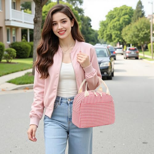 Bluboon Lunch Box for Women Cute Lunch Bag Reusable Insulated Lunch Bags Large Capacity Lunchbox Cooler for Work Picnic or Travel - Image 3