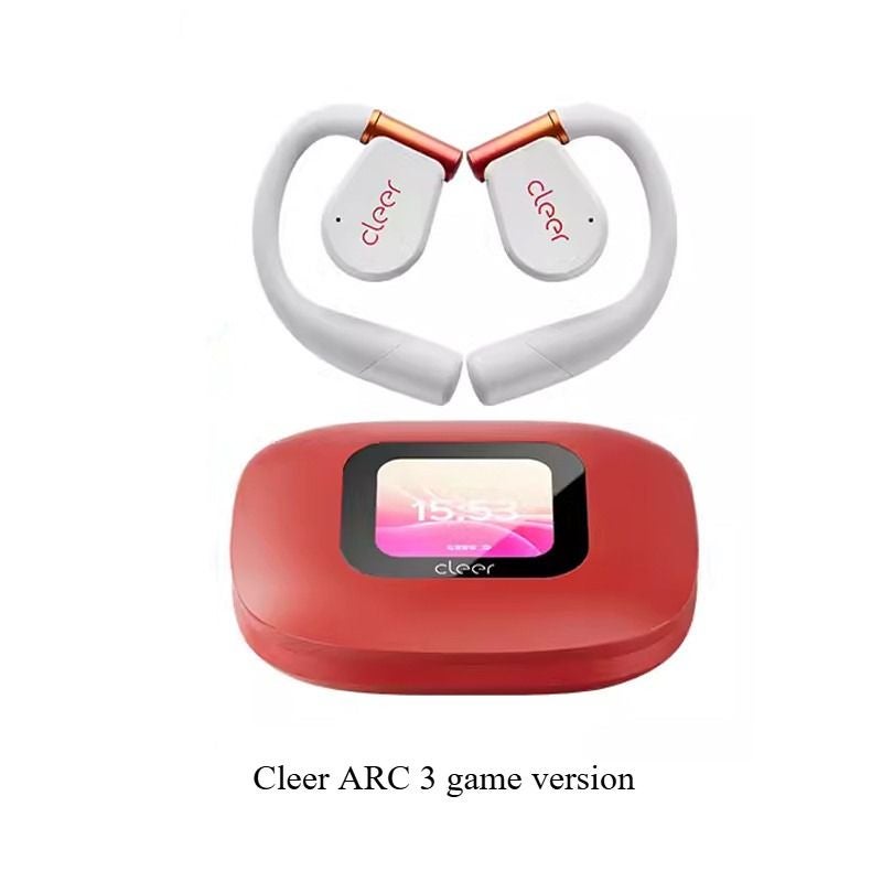 Cleer ARC 3 Wireless Bluetooth Open-Ear Headphones, Dolby Spatial Audio, AI Smart, Game Version, White - Image 1