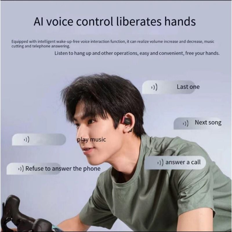 Cleer ARC 3 Wireless Bluetooth Open-Ear Headphones, Dolby Spatial Audio, AI Smart, Game Version, White - Image 5