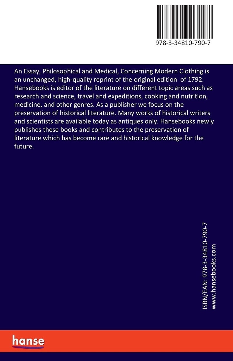 An Essay, Philosophical and Medical, Concerning Modern Clothing - Image 2