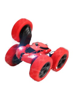 ORiTi ORiTi RC Rotating Stunt Cars Flowering Remote Control Cars Toys with Lights Double-Sided Driving 360-degree Flips Rotating Car Toy, Red  - Image 3