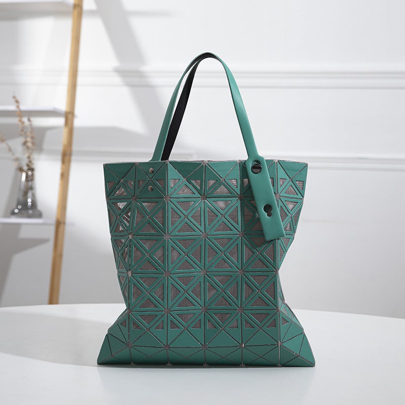2025 Fashion Casual Women'S Bag Hollow Diamond Geometric Patchwork Bag Women'S Trendy Shoulder Handbag - Image 1