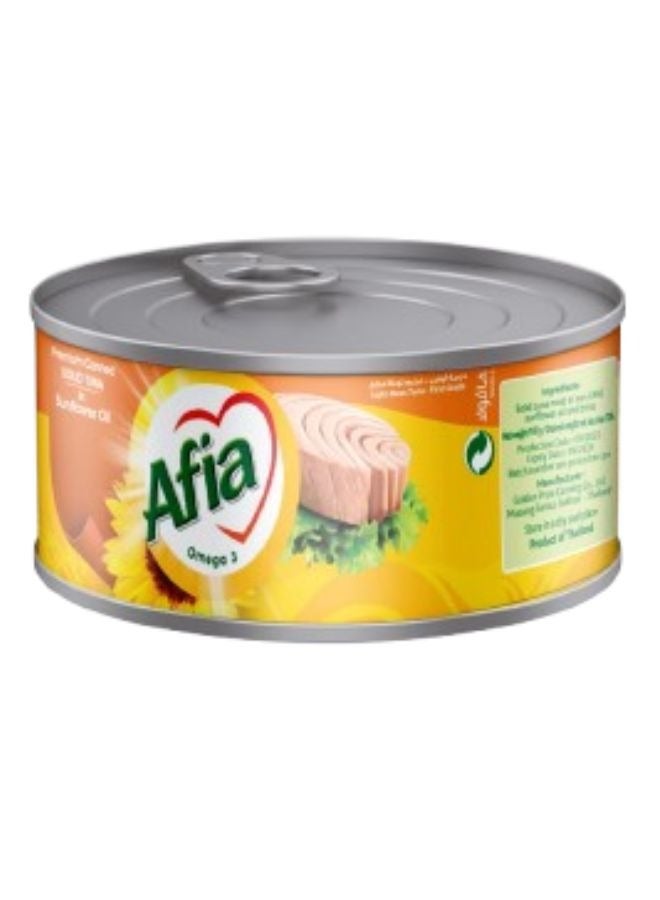 Afia تونة لحم خفيف صلبة في زيت عباد الشمس - Image 1
