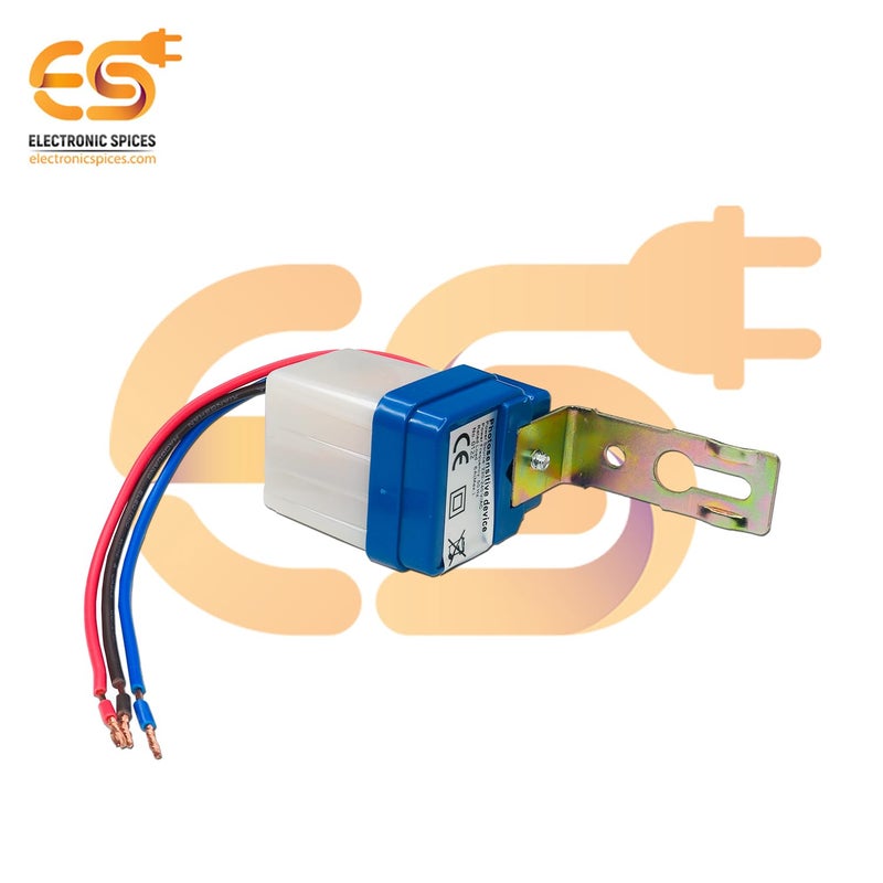 Electronicspices مفتاح حساس ضوء النهار والليل QS-301 مقاوم للماء 220V مع مستشعر LDR 6A للإضاءة عبوة من 10 قطع - Image 3