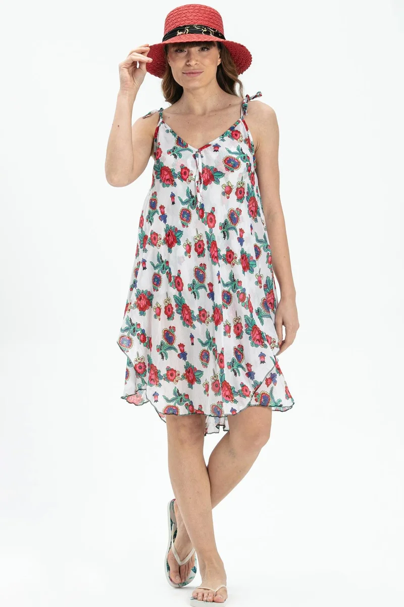 اليش شيل بيزي Floral Print Dress