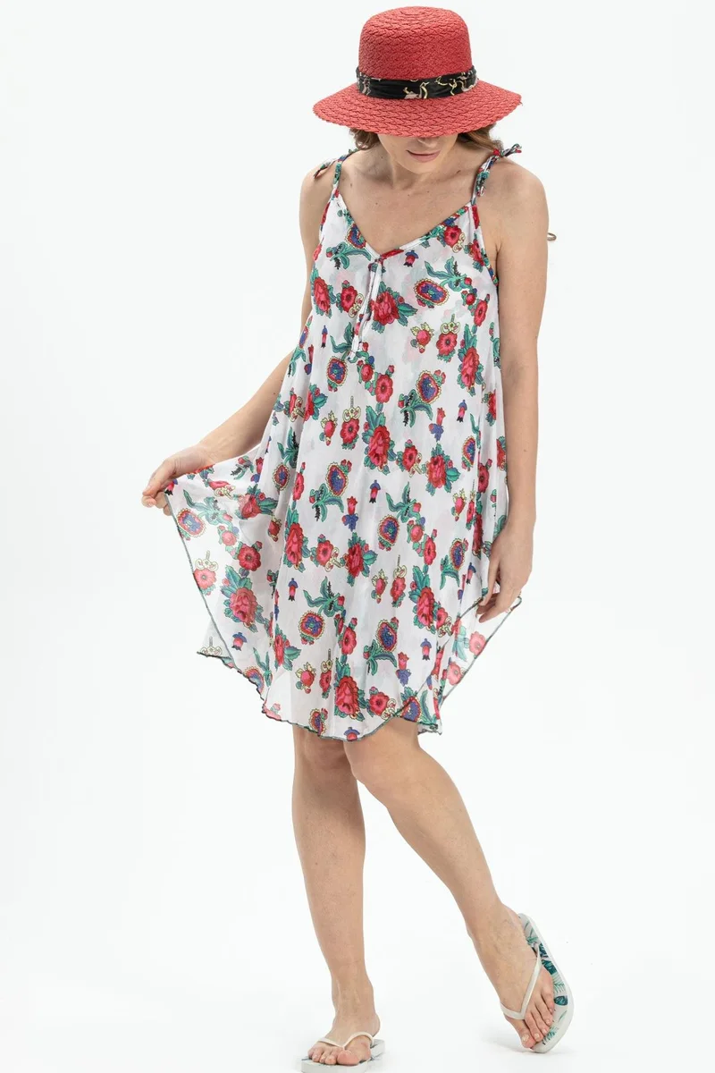 اليش شيل بيزي Floral Print Dress