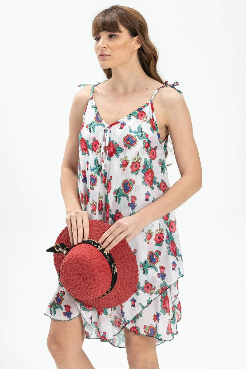اليش شيل بيزي Floral Print Dress
