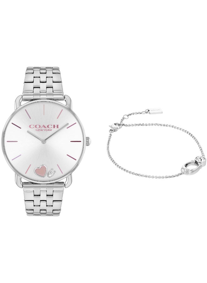 COACH Women's White Dial Analog Quartz Watch 36 mm -  14000108 
