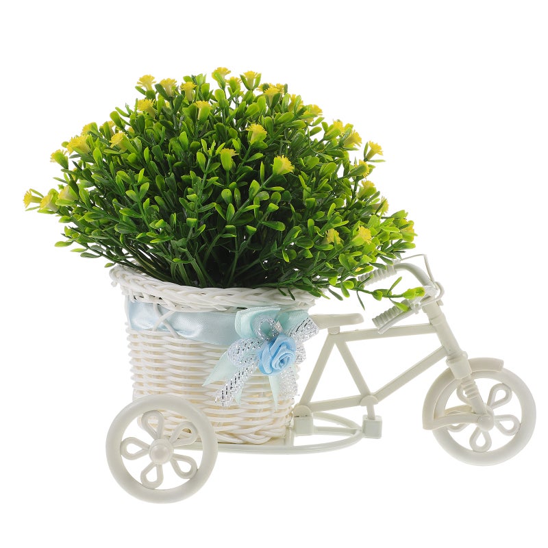 Artificial Potted Flower Artificial Flower Bike Flower Bonsai Decor Fake Bonsai Decoration - Image 5