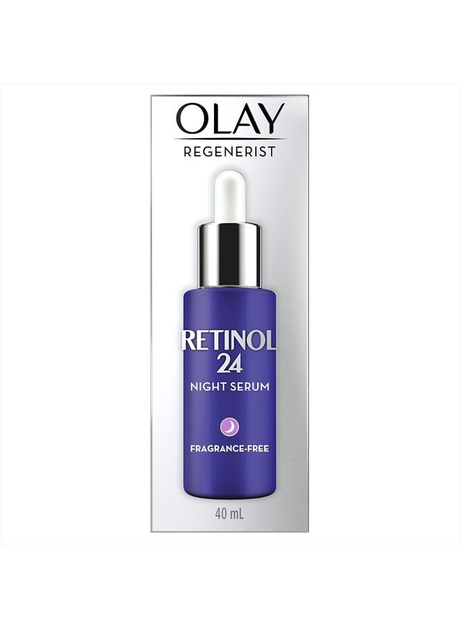 Olay سيروم الليل ريجينريست ريتينول 24 خالي من العطور، بدون رائحة، 1.35 أونصة سائلة - Image 2