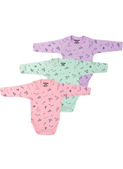 Zercon Underwear Set Of 3 Bodysuits For  Newborn Girls  - Image 1