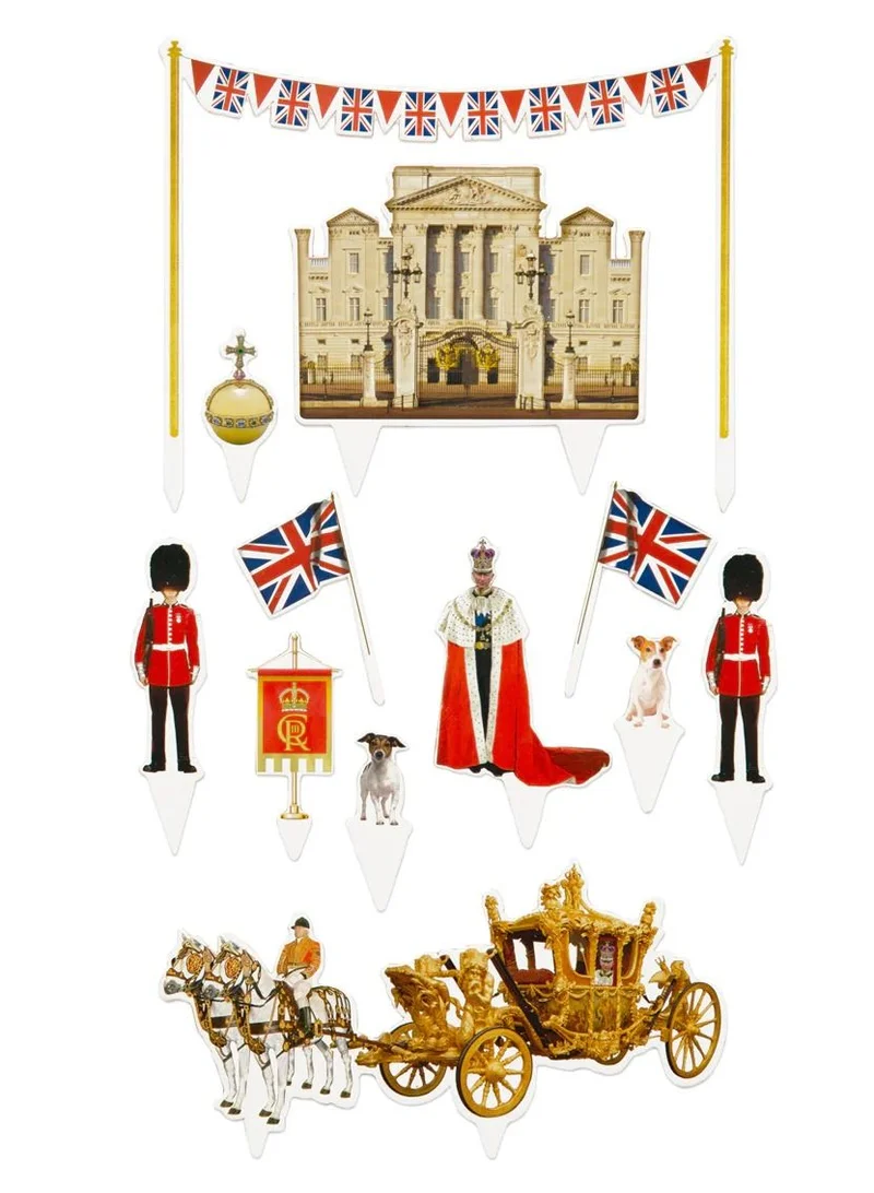 Talking Tables Royal Coronation Cake Toppers