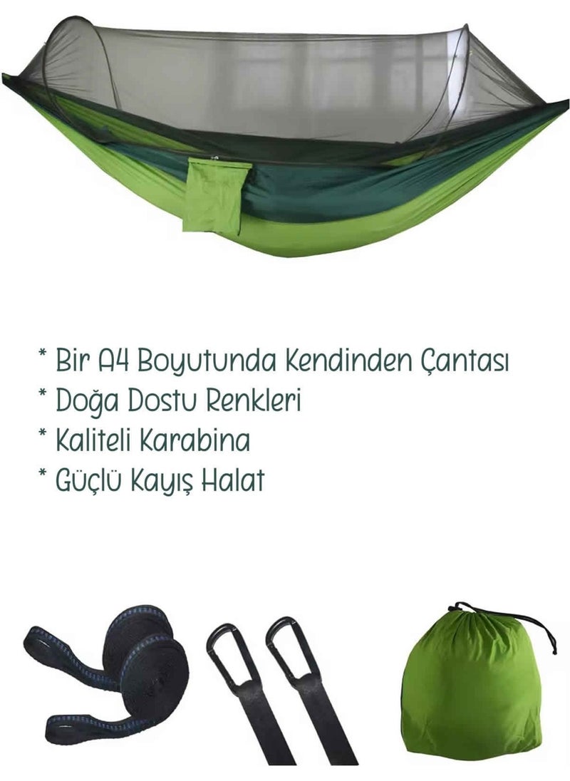 Legendary Camping - Legendary Camping Hammock with Mosquito Net - Ultra Comfort - Compact - Portable - With Bag