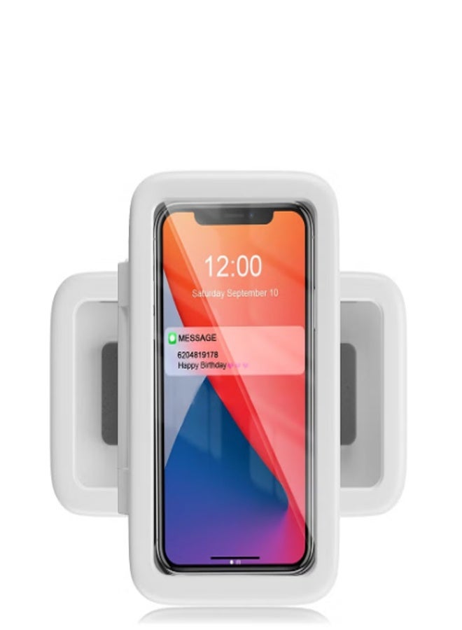 Waterproof Shower Phone Holder – 360° Rotatable,Anti-Fog High Sensitivity Touch Screen Phone Holder for Bathroom Wall Mirror Bathtub - Image 1