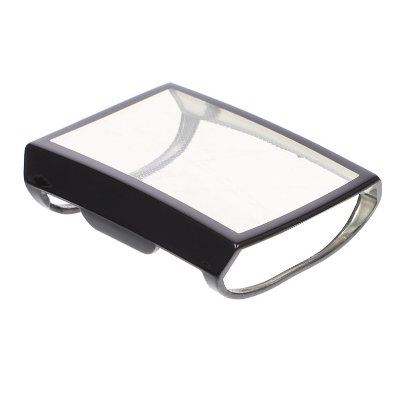 2pcs Protective Case Full Screen Plating Case Delicate Watch Case Compatible for Fitbit Charge 3/4 (Black) - Image 1