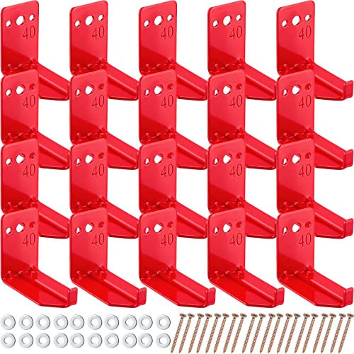 Queekay 20 Pack Fire Extinguisher Mount Universal Bracket 5 to 40 lb Fire Extinguisher Holder Wall Hook Hanger(Classic Style) - Image 1