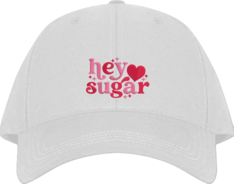hey sugar Planets unisex baseball cap White