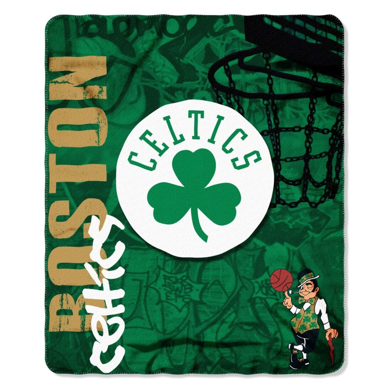 Northwest NBA Boston Celtics UnisexAdult Fleece Throw Blanket 50 x 60 Hard Knocks