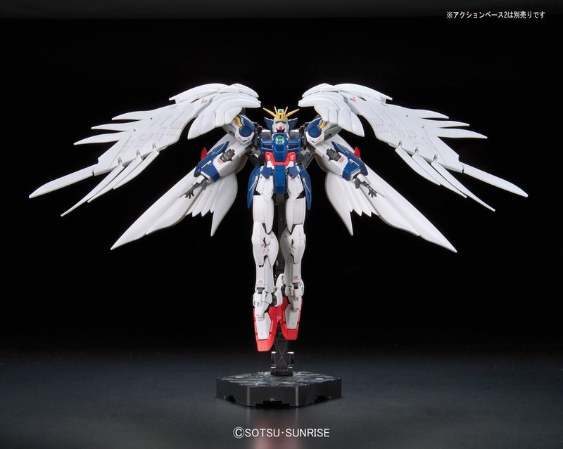 BANDAI SPIRITS Bandai Hobby - Gundam Wing - Real Grade - 1/144 Endless Waltz 17 Wing Gundam Zero Model Kit - Image 4