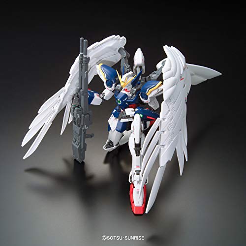 BANDAI SPIRITS Bandai Hobby - Gundam Wing - Real Grade - 1/144 Endless Waltz 17 Wing Gundam Zero Model Kit - Image 3