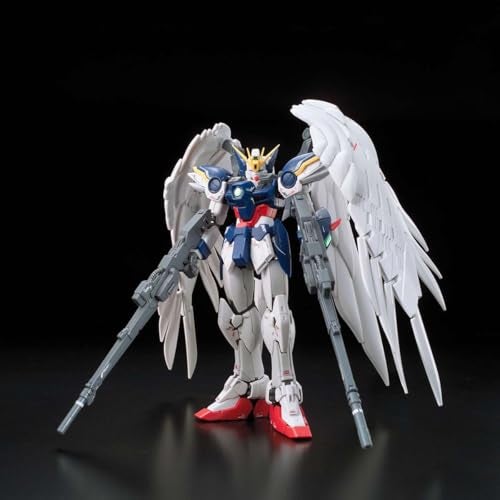 BANDAI SPIRITS Bandai Hobby - Gundam Wing - Real Grade - 1/144 Endless Waltz 17 Wing Gundam Zero Model Kit - Image 5