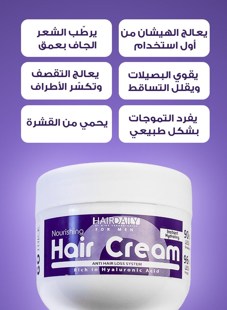 هاير دايلي كريم تصفيف للرجال 200مل - Image 2