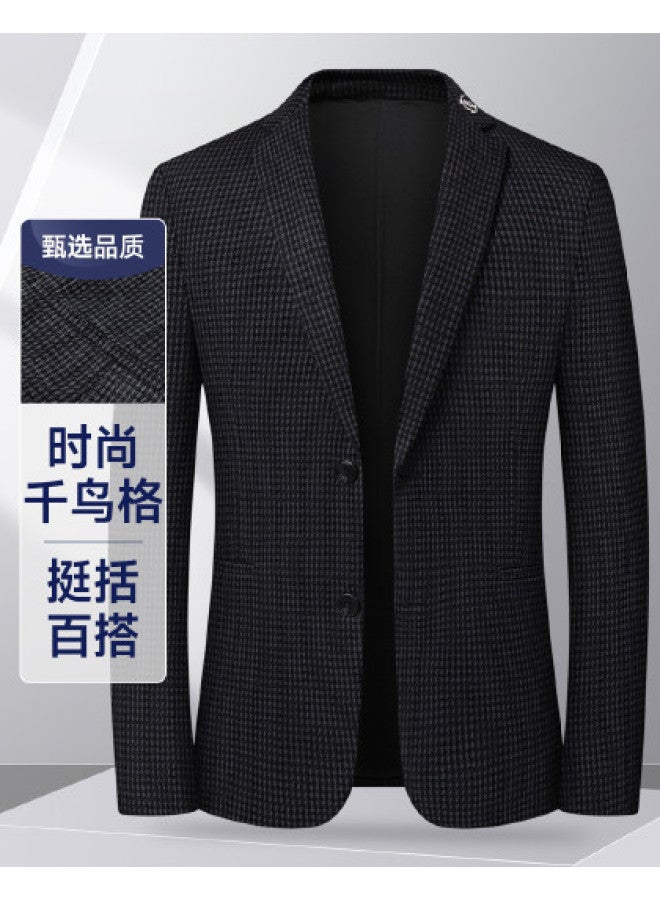 Fapai Men's Spring/autumn Suit Jacket Business Casual Versatile Men's Suit Blazer - Image 1