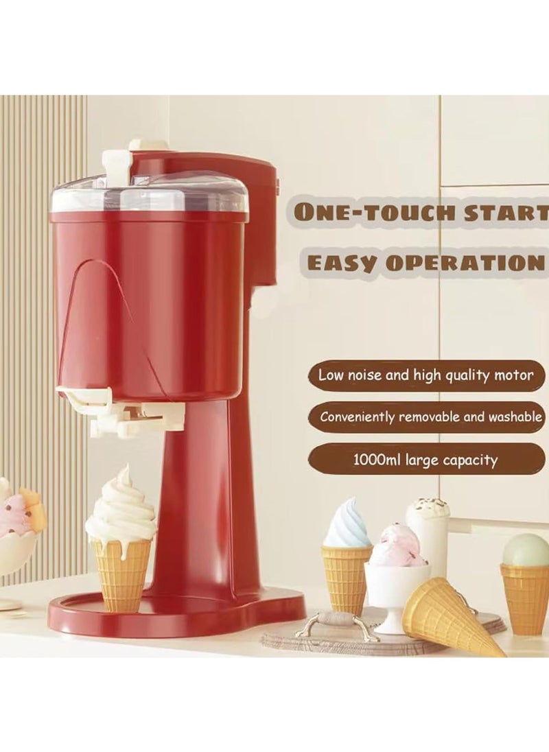 Ice Cream Maker with Built-in Freezer: Perfect for Kitchenaid, Ideal for Fruit Ice Cream Rolls and Frozen Desserts.