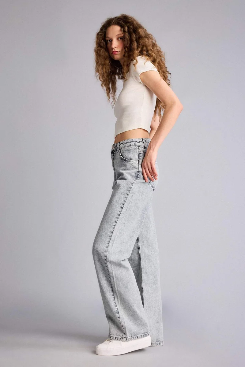 Defacto Wide Leg Jeans