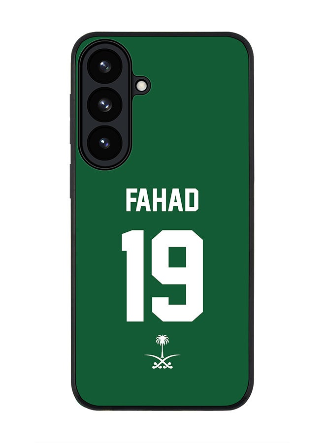 For Samsung Galaxy S26 Plus Case,Slim fit Camera Protection, Shockproof Thin Phone cover  - Football - Saudi Arabia,  Fahad