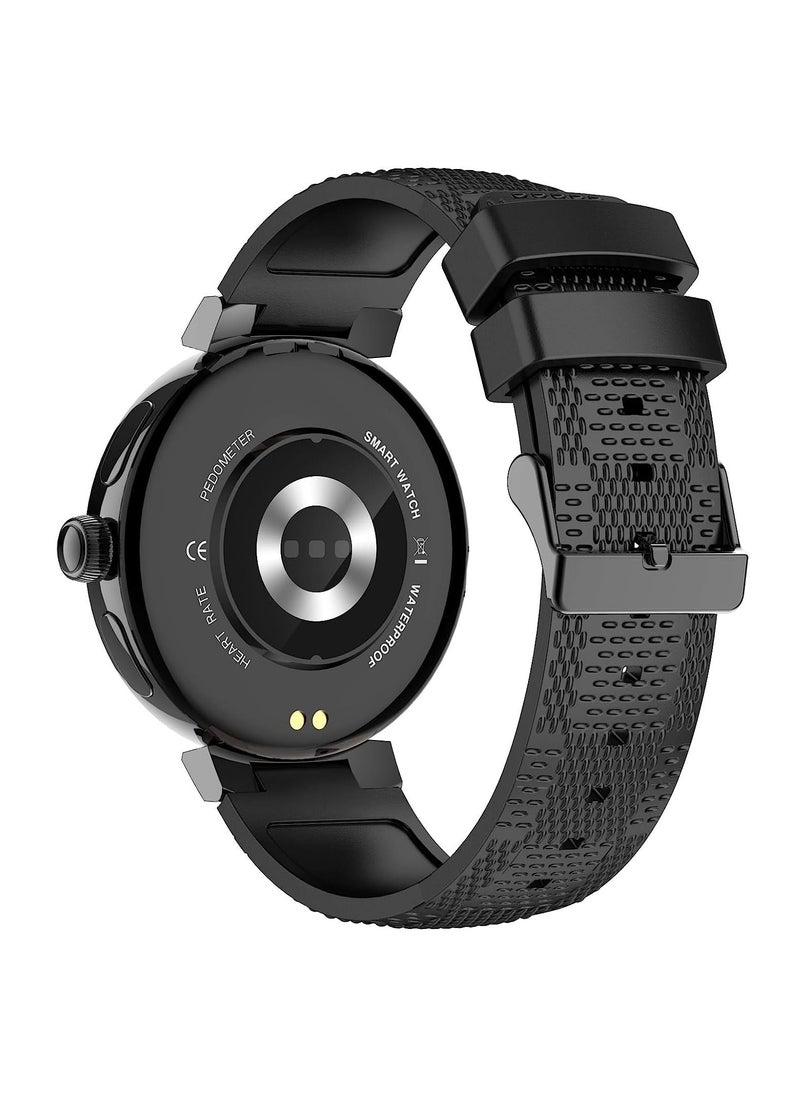 Xcell - Xcell Smart Watch Elite 3 for Android and iphone, Arabic & Persian Interface, 7 days battery life, Fitness Tracker with Heart Rate,Blood Pressure,Oxygen Monitor-Silicon Black - Image 1