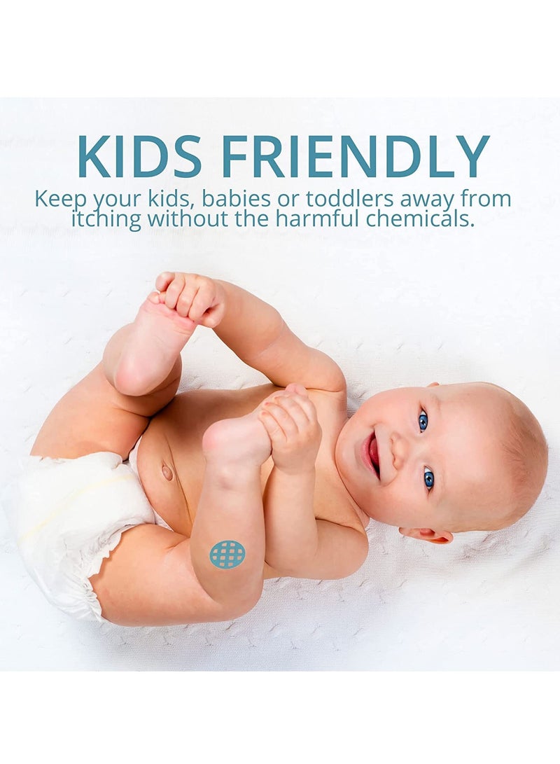 SOLARAE Mosquito Repellent Stickers Itch Relief Patches, Chemical Free, Natural Itch Relief, Instant Effect, Kid Friendly, Protection for Outdoor Indoor, Travel Hiking Camping Patio Fishing Activities 24 Pcs - Image 2