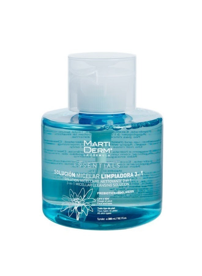 Martiderm Essentials 3-in-1 Micellar Cleansing Solution 300ml - Image 1