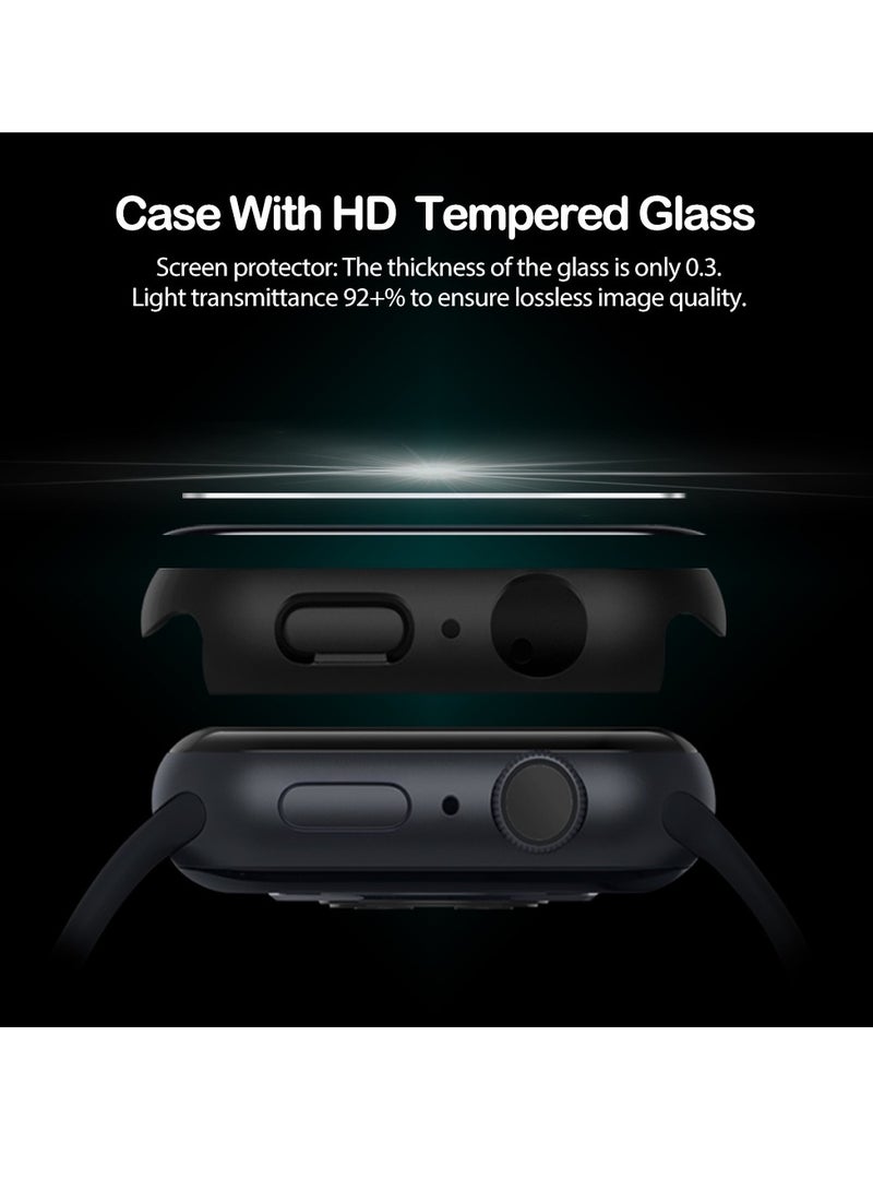 41mm Protective Case With Tempered Glass Screen Protector For Apple Watch 6/7/8/SE  - Image 4