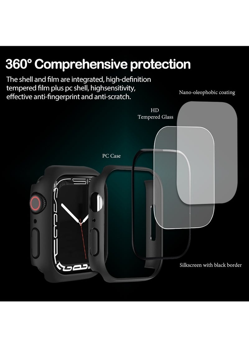 41mm Protective Case With Tempered Glass Screen Protector For Apple Watch 6/7/8/SE  - Image 5