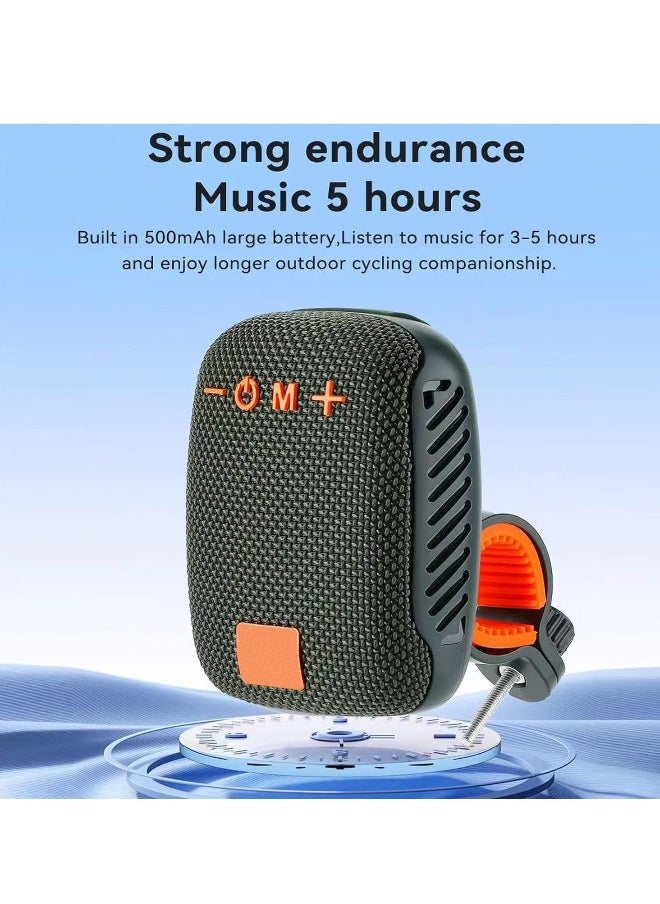 Generic - Portable Bluetooth Music Player & Speaker for Outdoor Adventures, Lightweight Bike-Mounted Device with Memory Card Support - Image 1