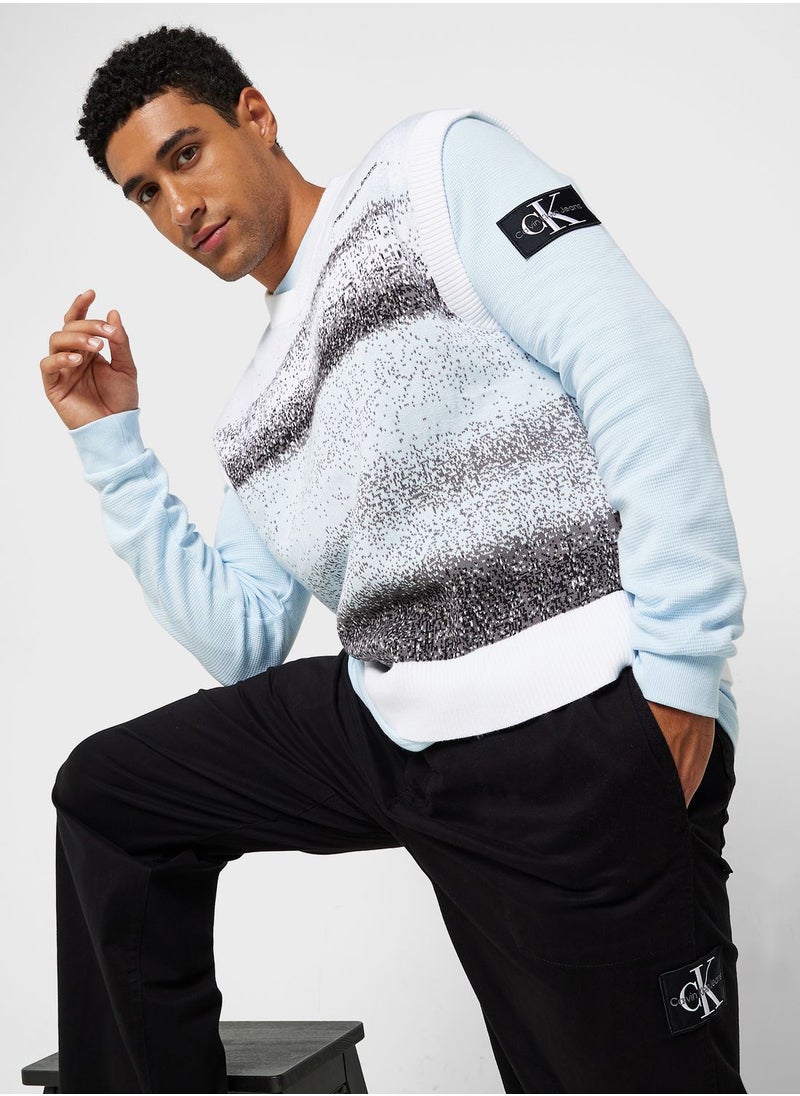 Calvin Klein Jeans - Spray Jacquard Sweater - Image 1