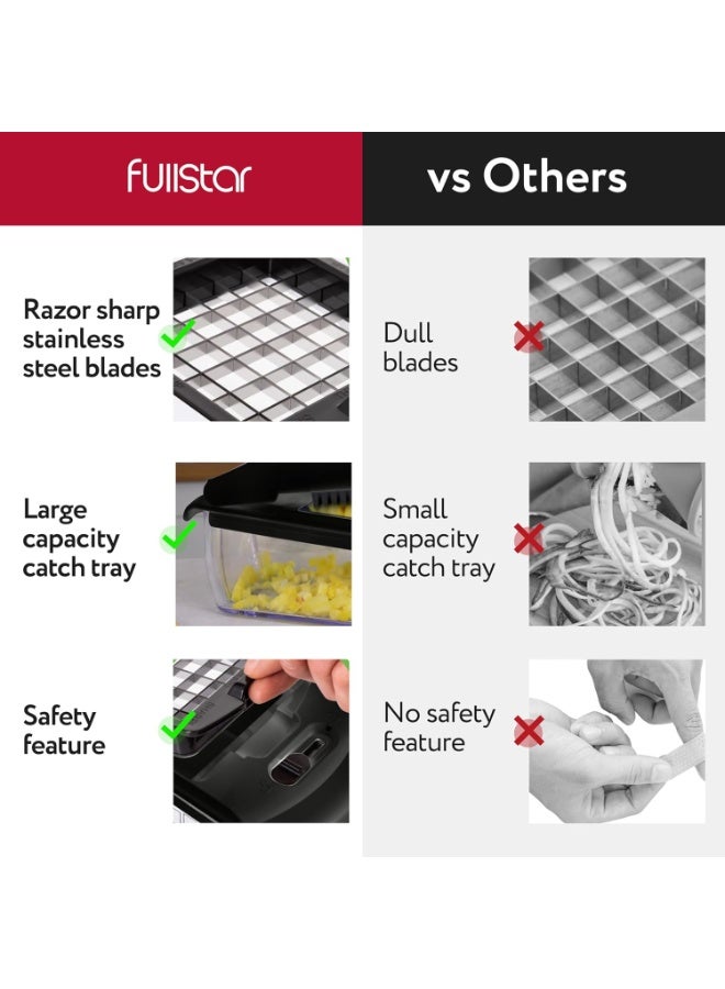 فل ستار قطاعة ومفرمة  2 في 1 بتصميم حلزوني مع حاوية تجميع - تهيئ وجبات صحية بسرعة احترافية. - Image 3