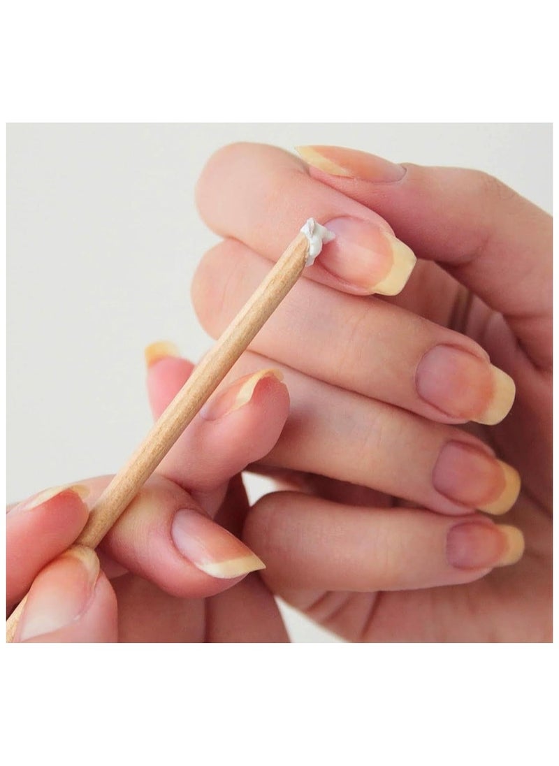 Generic 100 PCS Orange Wooden Sticks, Double-End Wood Cuticle Pusher Nail Art Manicure Pedicure Tools (100pcs)  - Image 4