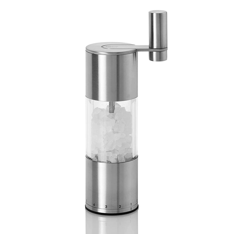 AdHoc Select Geared Salt or Pepper Grinder  Handy Seasoning Mill for Salt  Pepper  Manual Grinder with Ceramic Mechanism  Durable  Reliable Shakers