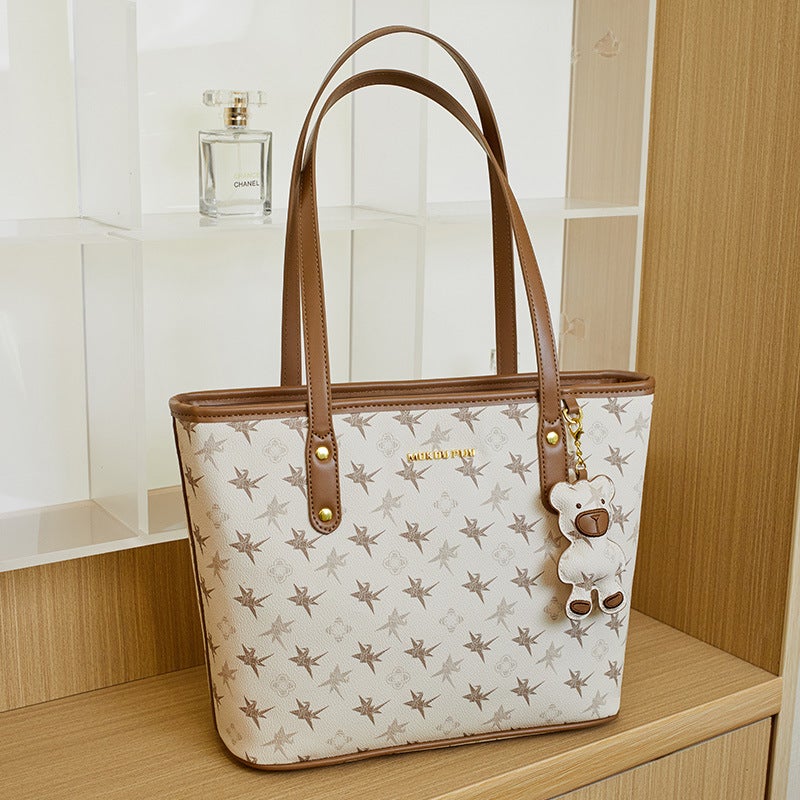 High Quality Tote Bag Goddess Handbag Shoulder Underarm Large Bag Large Capacity Commuter Bag - Image 3