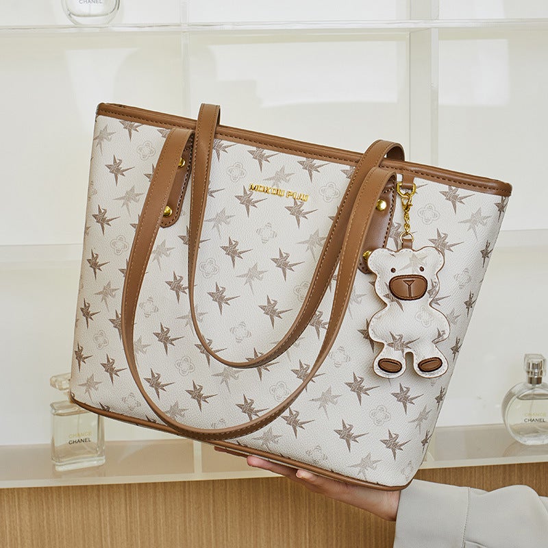 High Quality Tote Bag Goddess Handbag Shoulder Underarm Large Bag Large Capacity Commuter Bag - Image 1