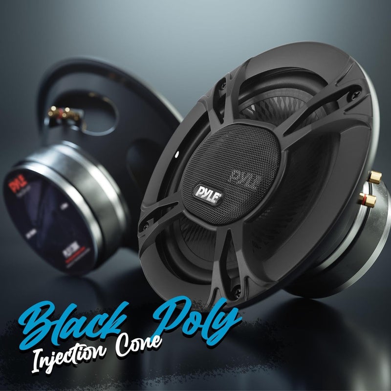 Pyle Sand resistant Pyle 3-Way Universal Car Stereo Speakers - 240W 5.25” Triaxial Loud Pro Audio Car Speaker Universal OEM Quick Replacement Component Speaker Vehicle Door/Side Panel Mount Compatible PL513BK (Pair) Trendy varied sizing alternatives - Image 4