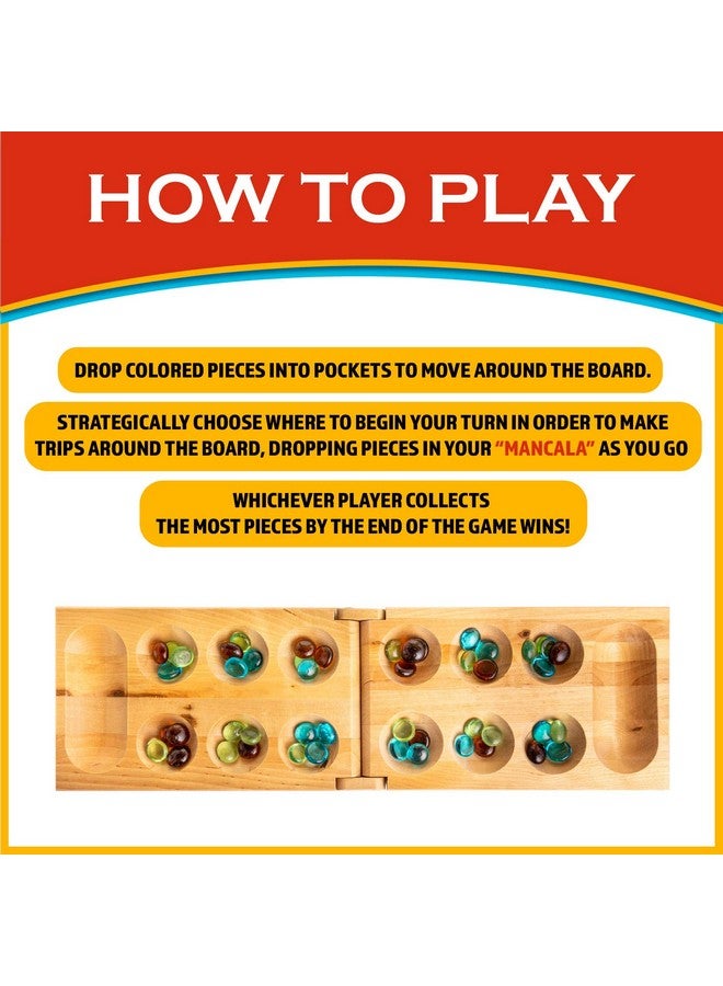 Endless Games Classic Mancala - Fun Board Game for Friends and Family - Timeless Strategy Game - Image 3