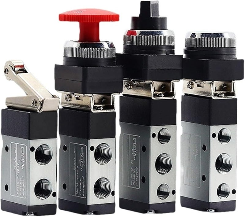 MV 10A Pneumatic 2 Position 5 Way Mechanical Valve Manual Control MV 08 09 10 - Image 1