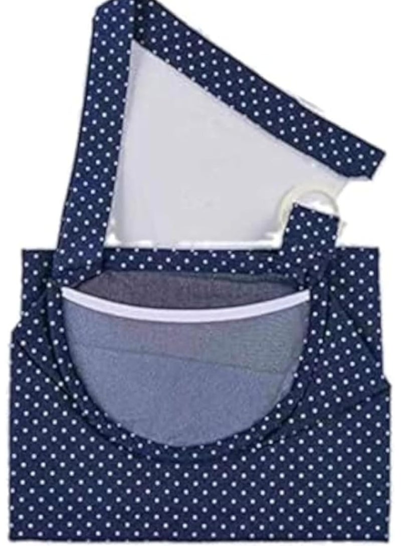 شال رضاعه غطاء جينز للرضاعة مع مسام مسامية للحفاظ على الخصوصية مريلة رضاعة تغطية كاملة وحزام قابل للتعديل بتصميم انيق وعصري (متعدد الالوان) - Image 2