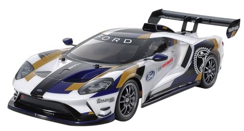 TAMIYA 58689 110 Ford GT MkII 2020 TT02 Remote Controlled Car RC Vehicle Making Assembly Kit Model Unisex AdultMulticoloured - Image 1